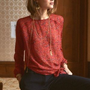 Sezane Wrap Blouse